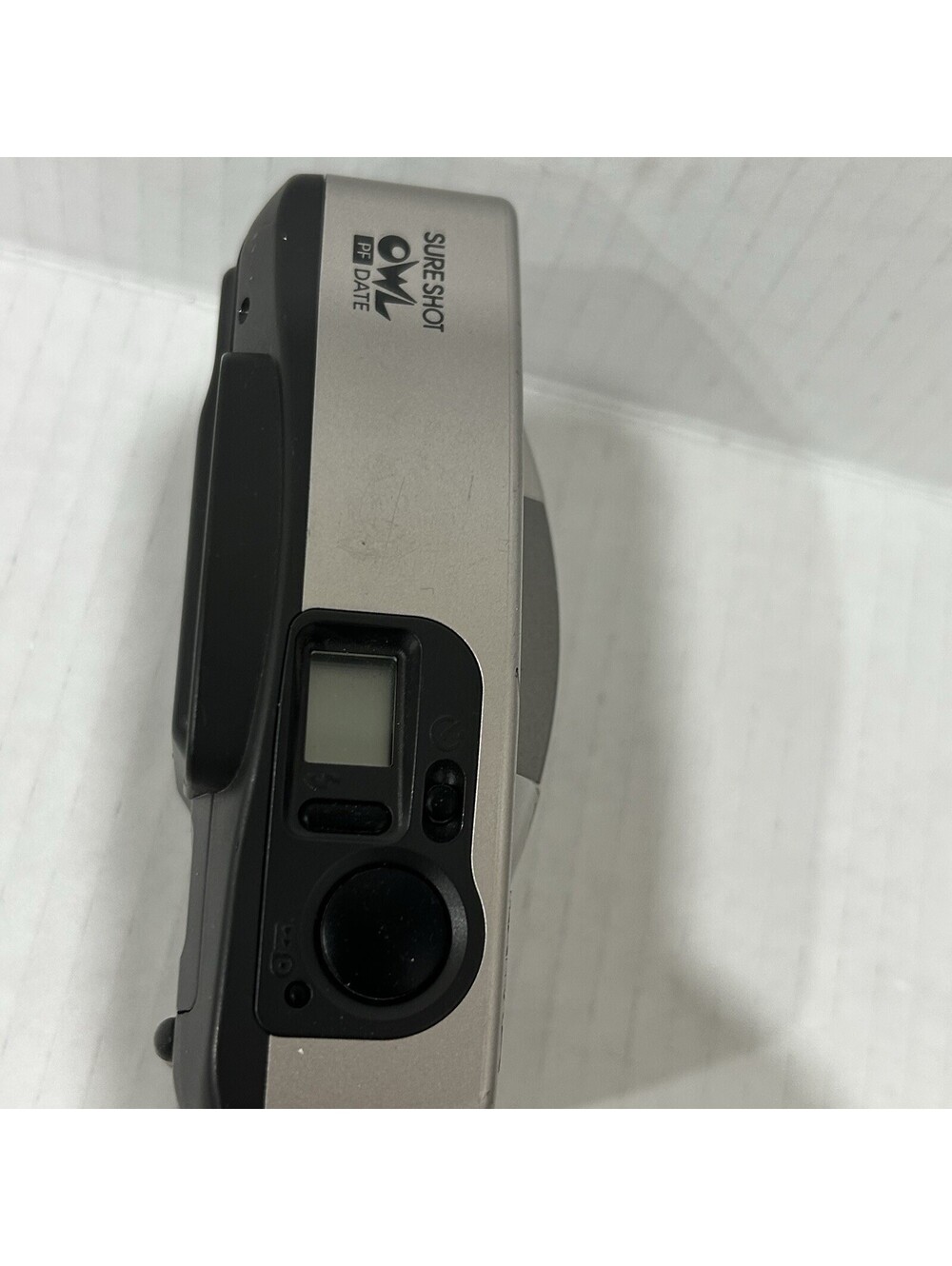 Canon Sure Shot Owl PF Date 35mm Film Camera Silver Untested AS-IS - Picture 9 of 13